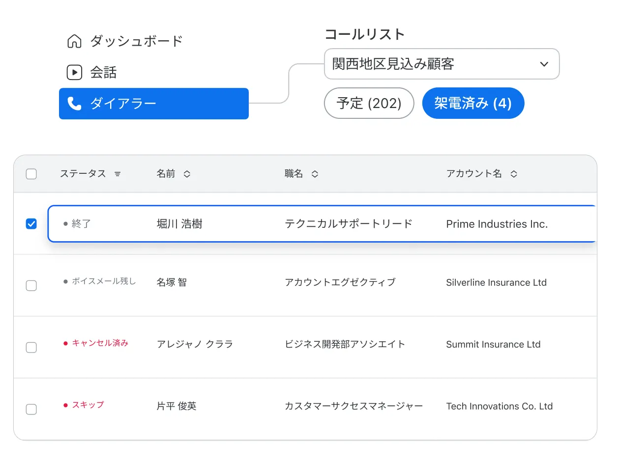 営業電話の効率を高める