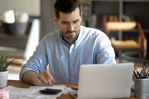 Man on the computer