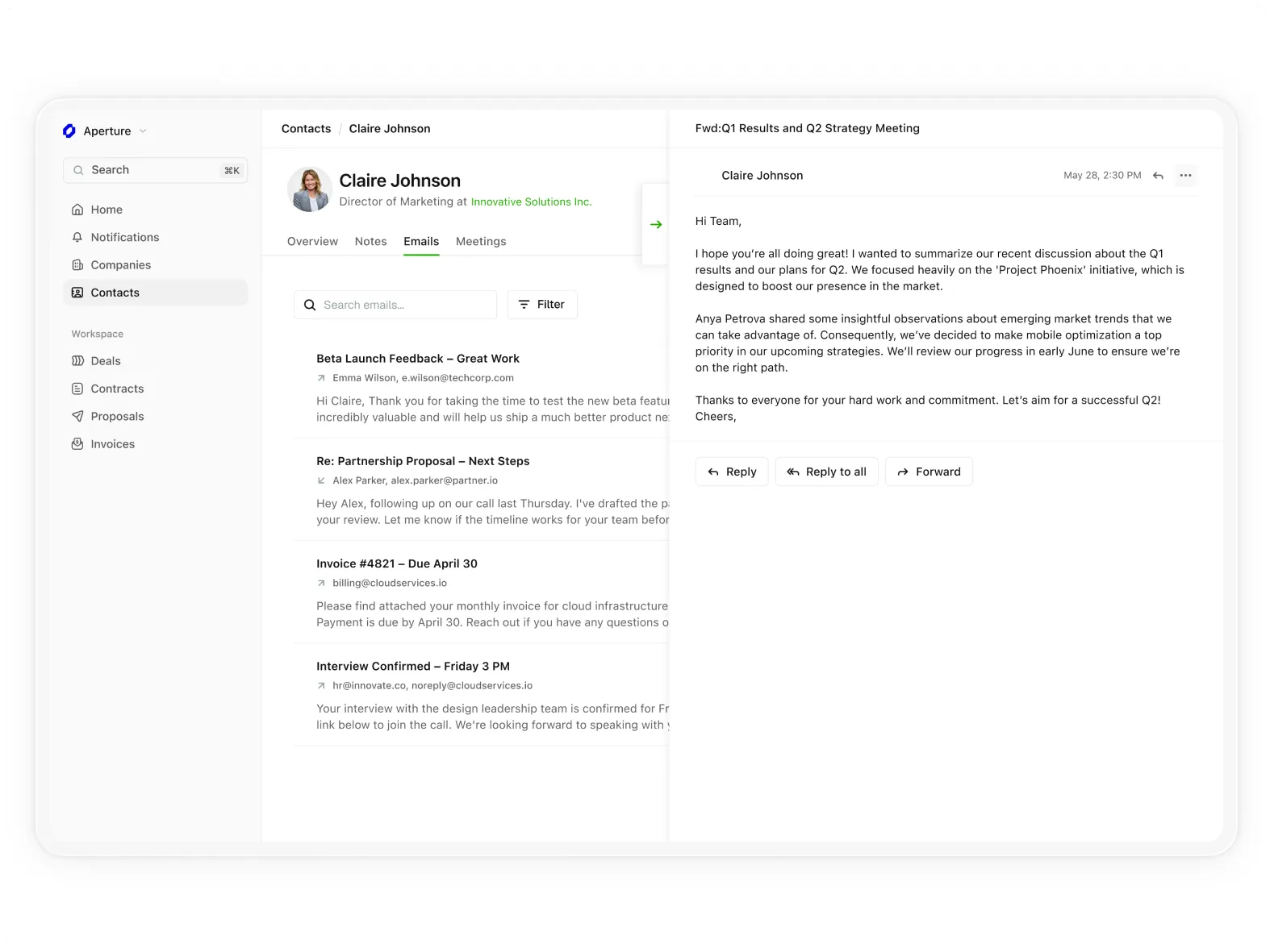Centralize all client interactions