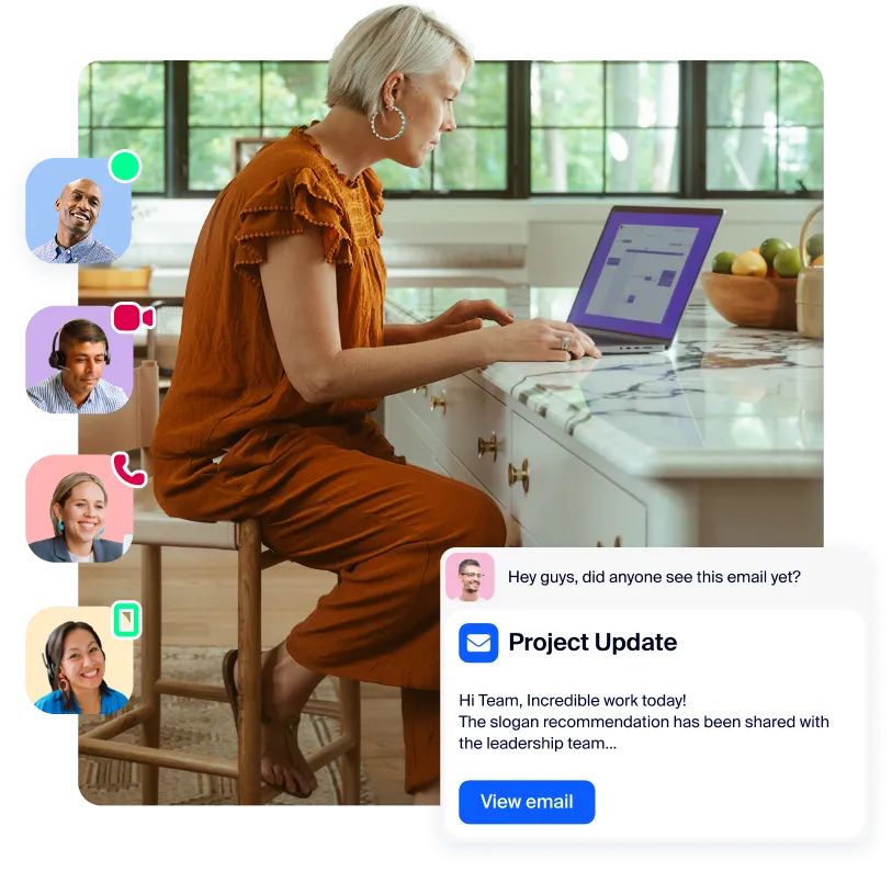 Collaborate in real time