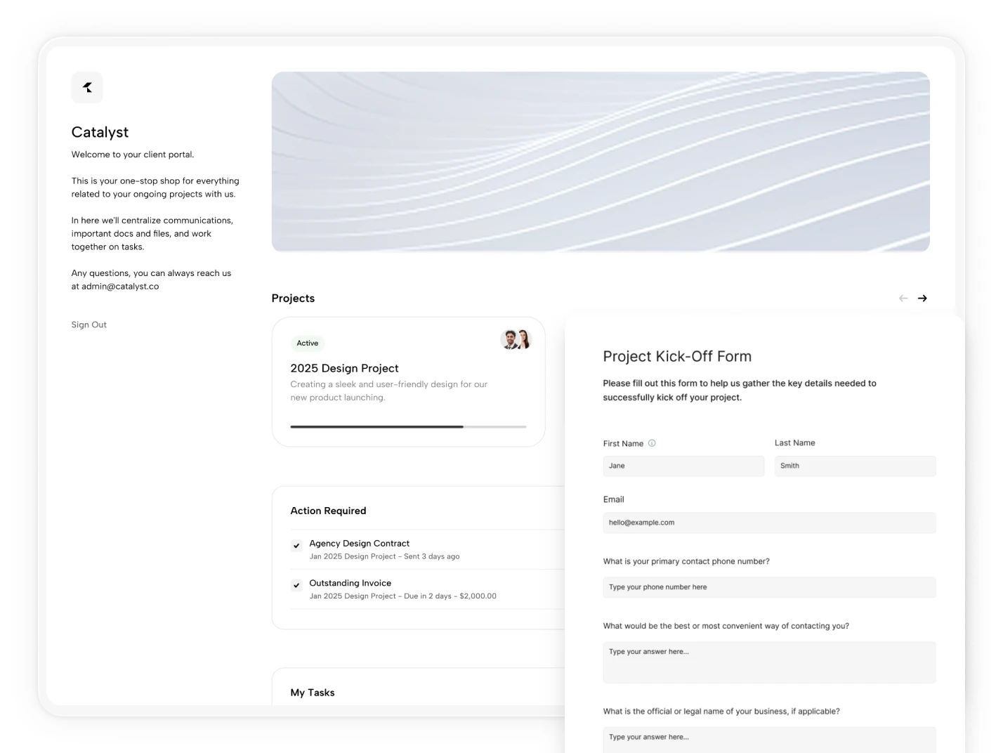 Collaborate with clients