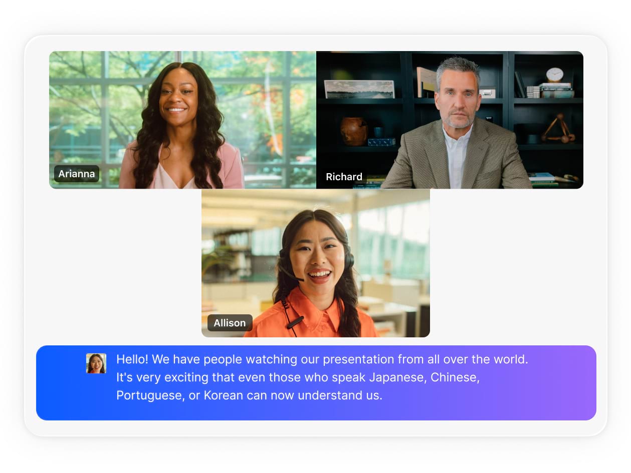 Collaborate across languages