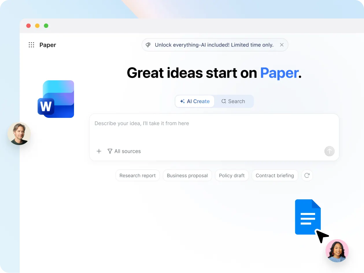 Compatibility with Word and GDocs