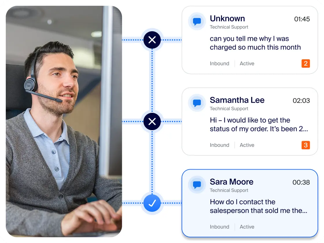 Connect customers faster with AI