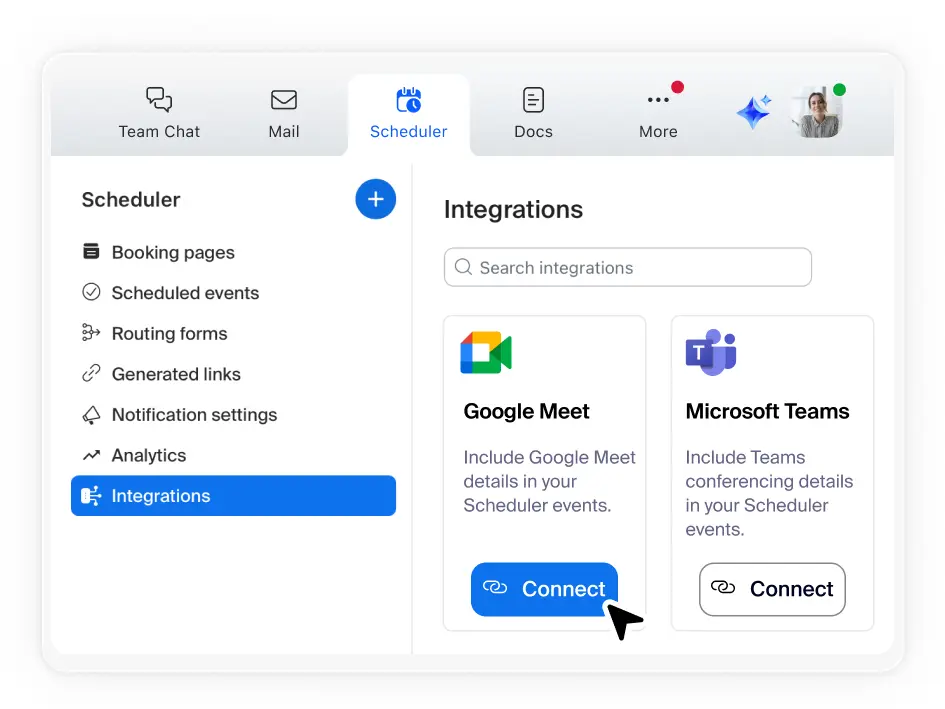 Connect your calendars
