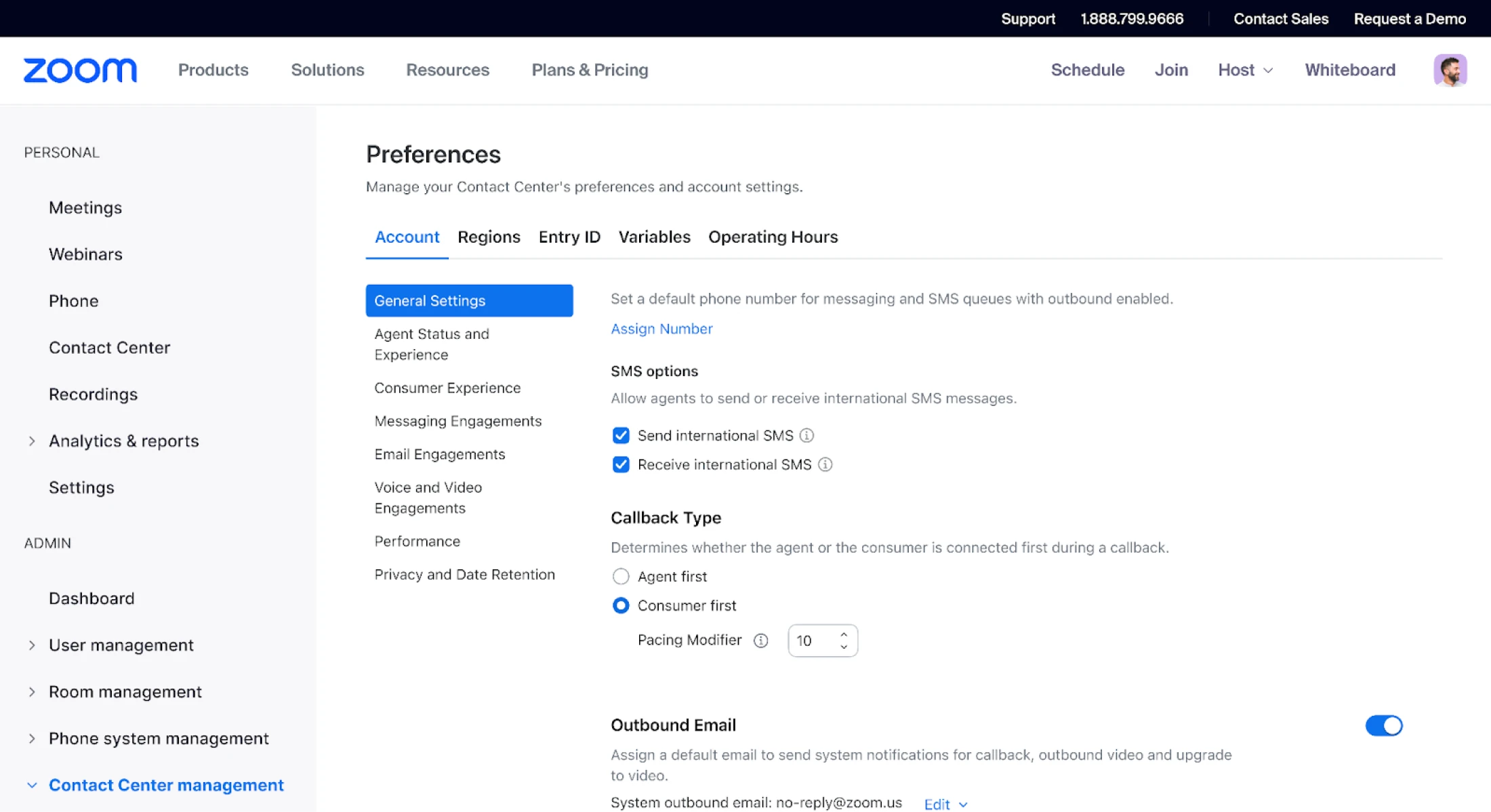 Consumer-First Callback