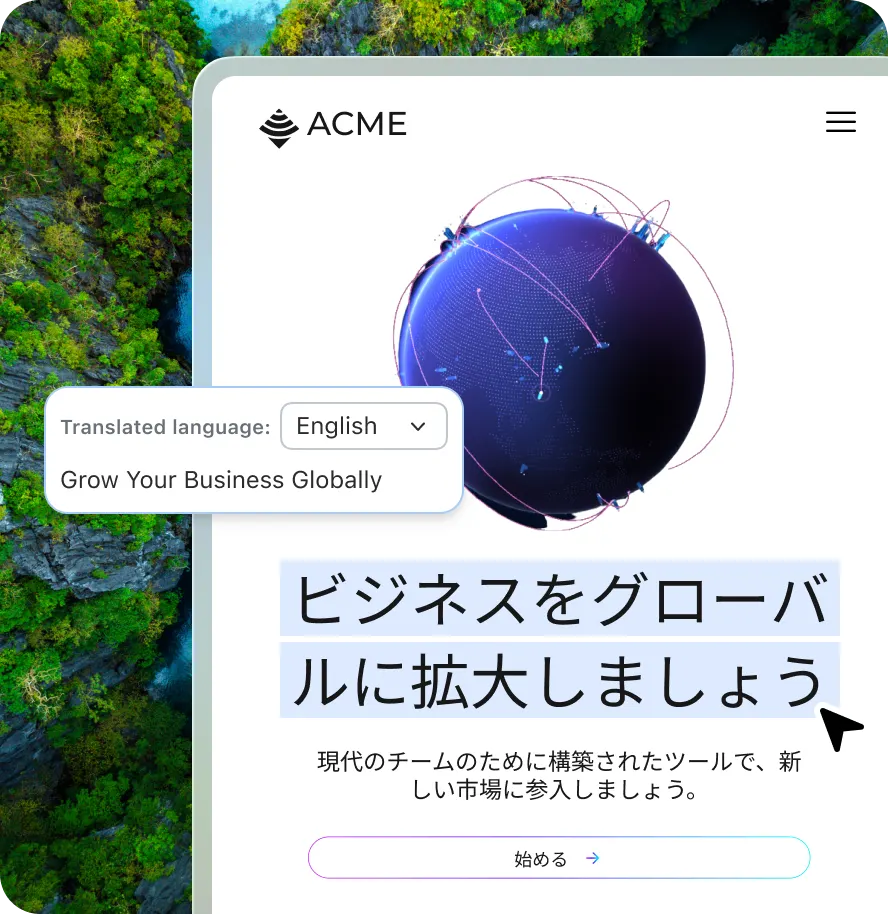 Content localization