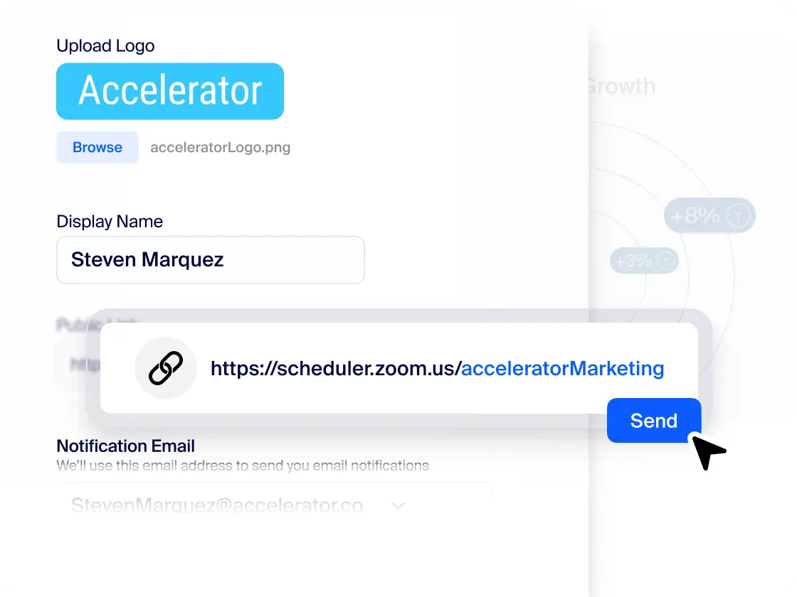 Create custom booking page URLs