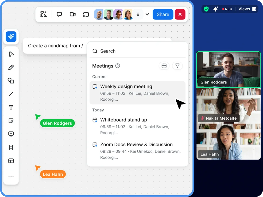 Turn text and transcripts into visuals