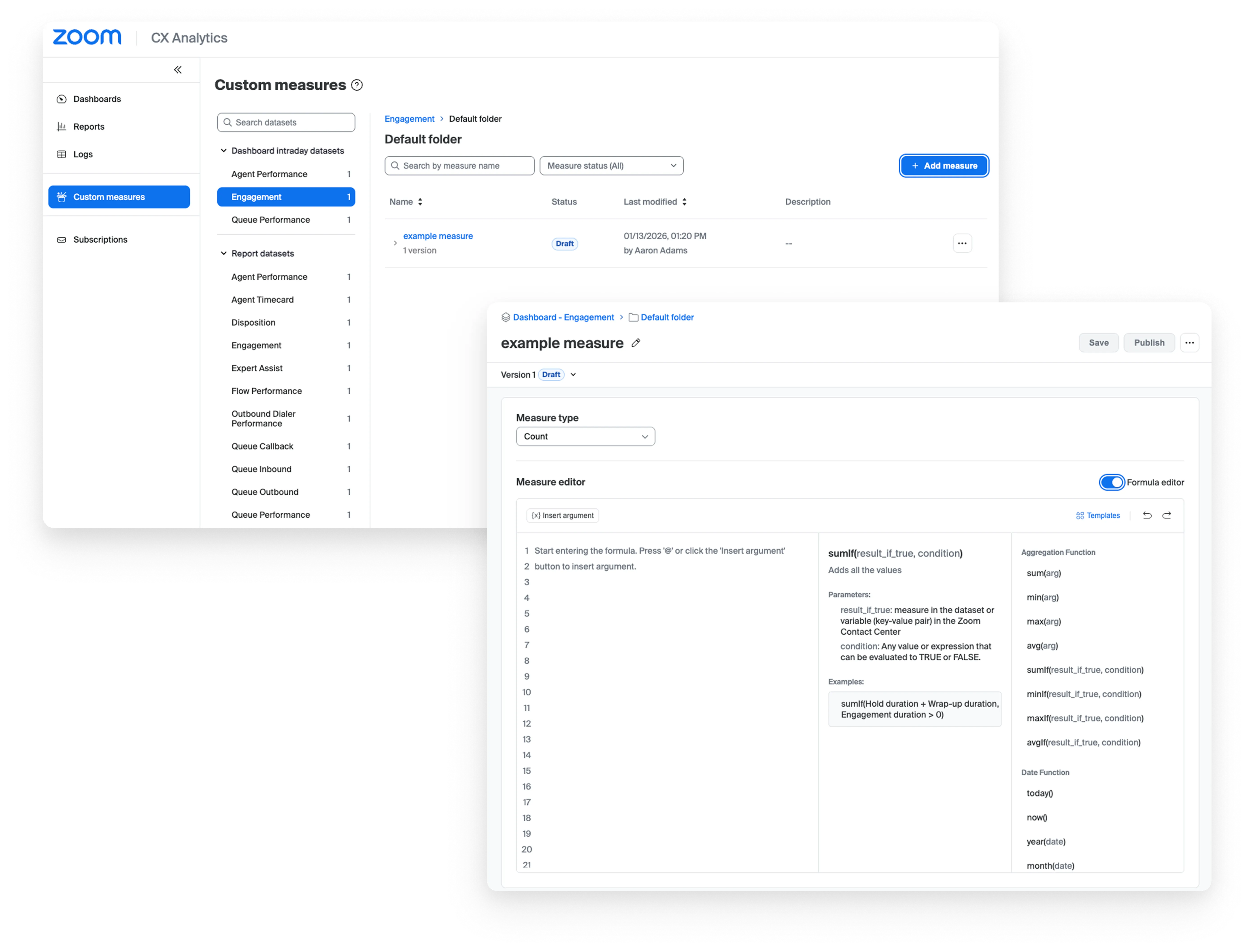 CX Analytics: Custom Metrics
