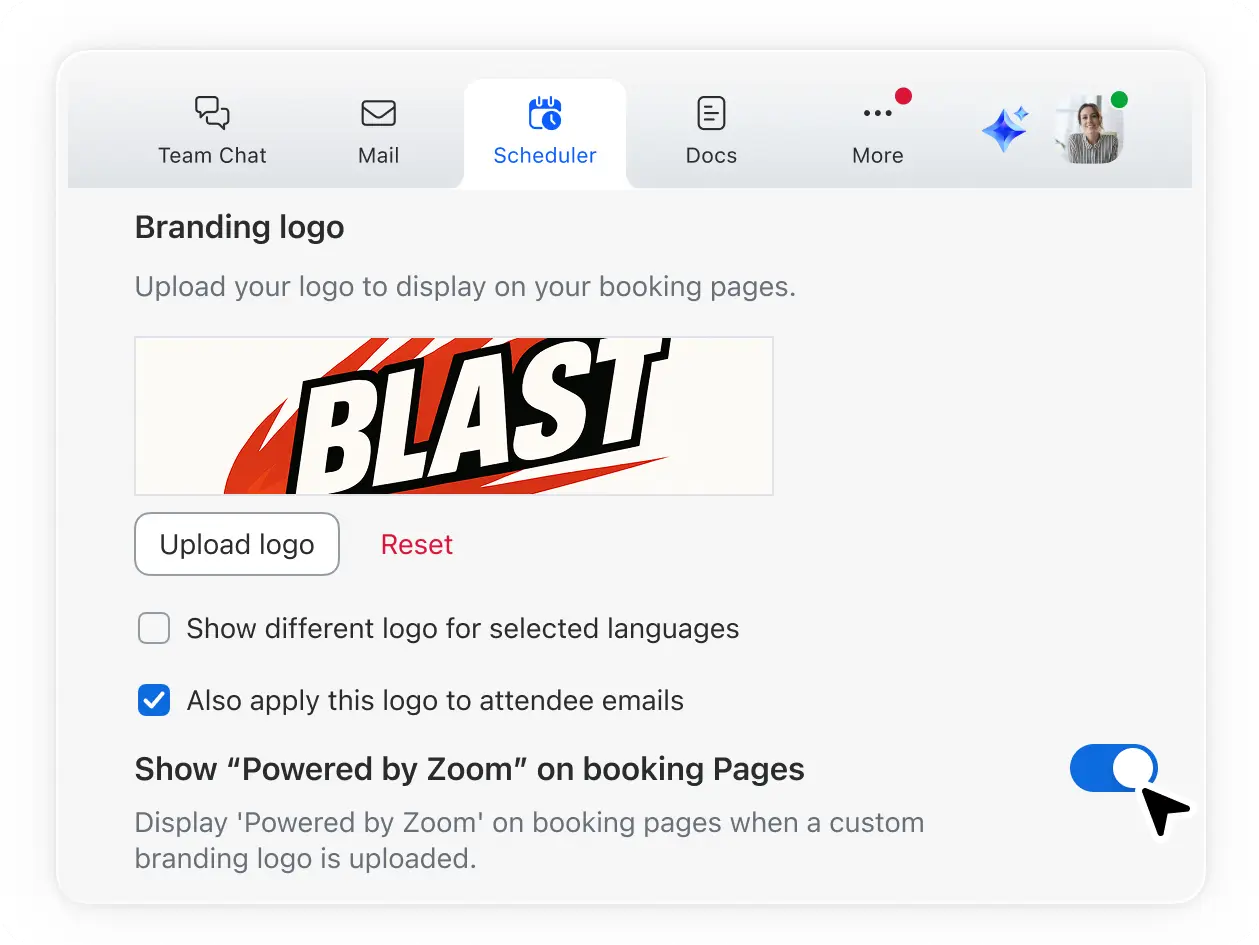 Customize your booking page