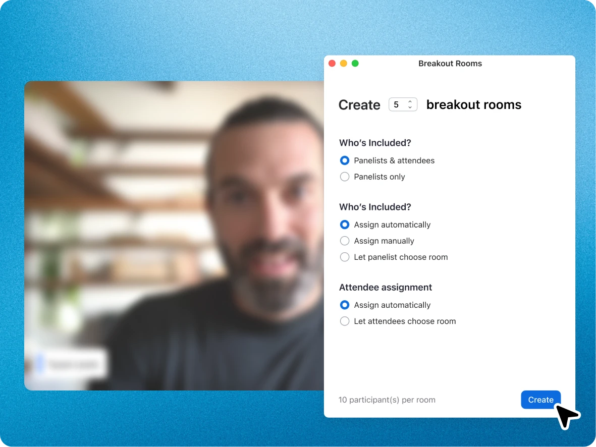 Deepen engagement with breakout rooms