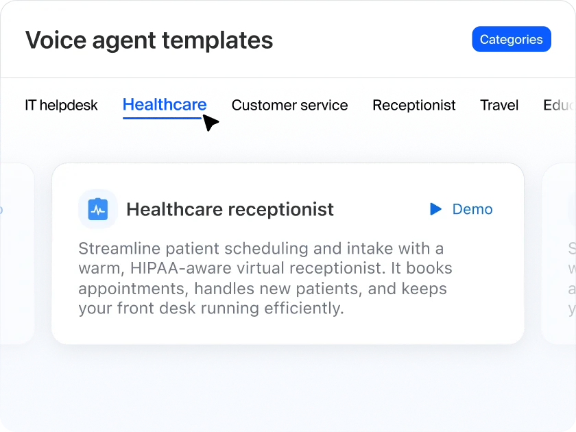 Deploy vertical expertise that improves with each interaction