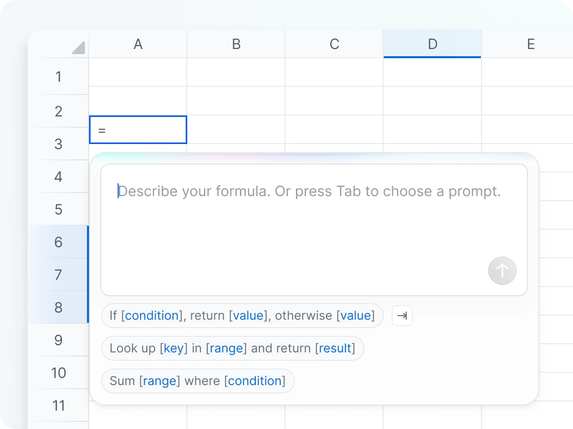 Describe it, get it — formulas made simple