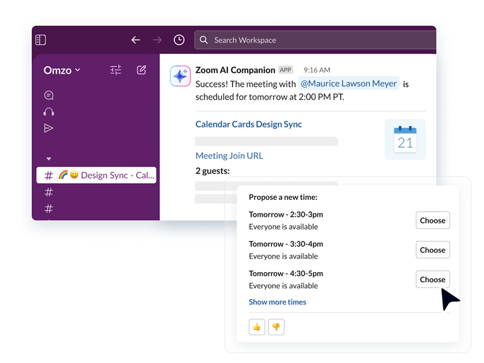 Get help from AI Companion