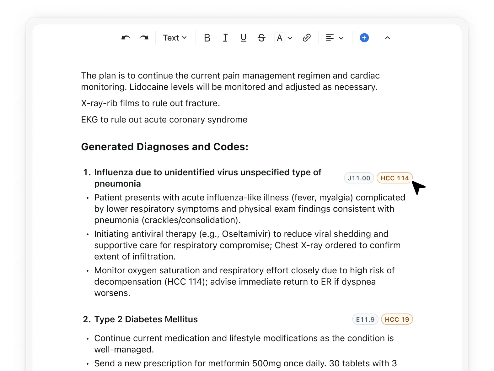 Automatic code generation