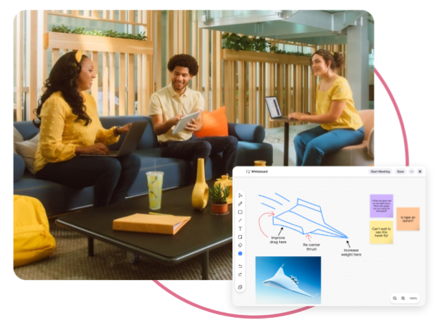 Digital design collaboration with Whiteboards