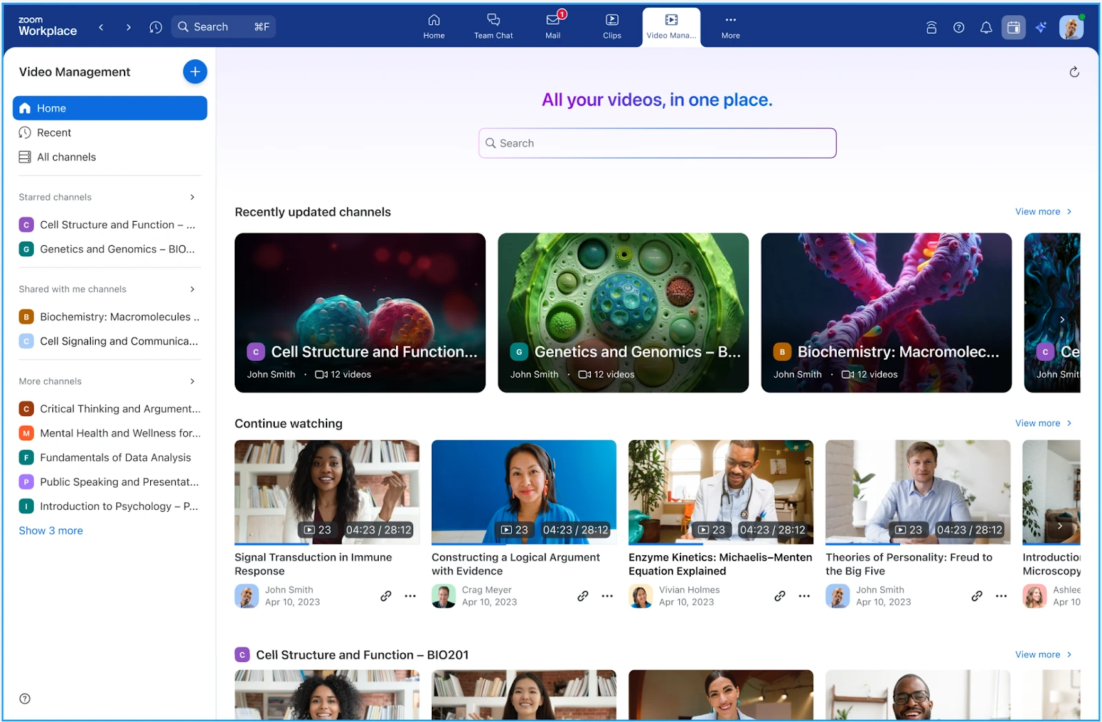 Introducing Zoom's new AI-first Video Management solution for education