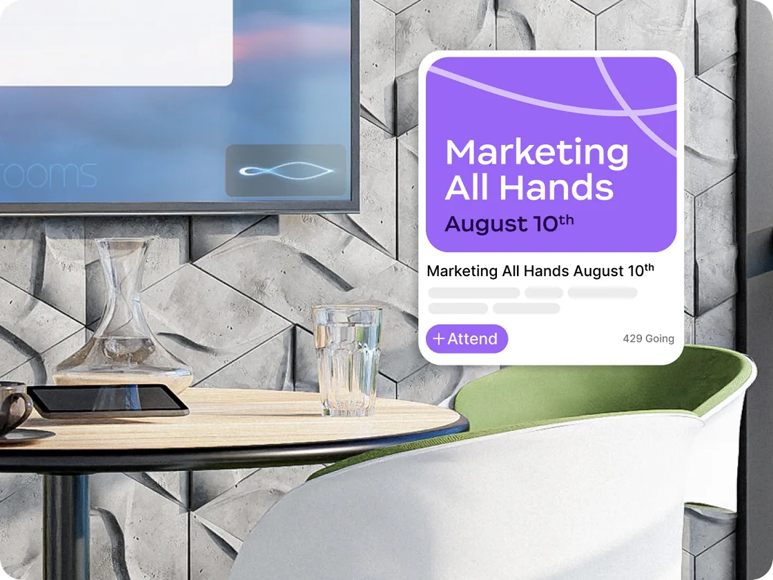 Engage teams with workplace content