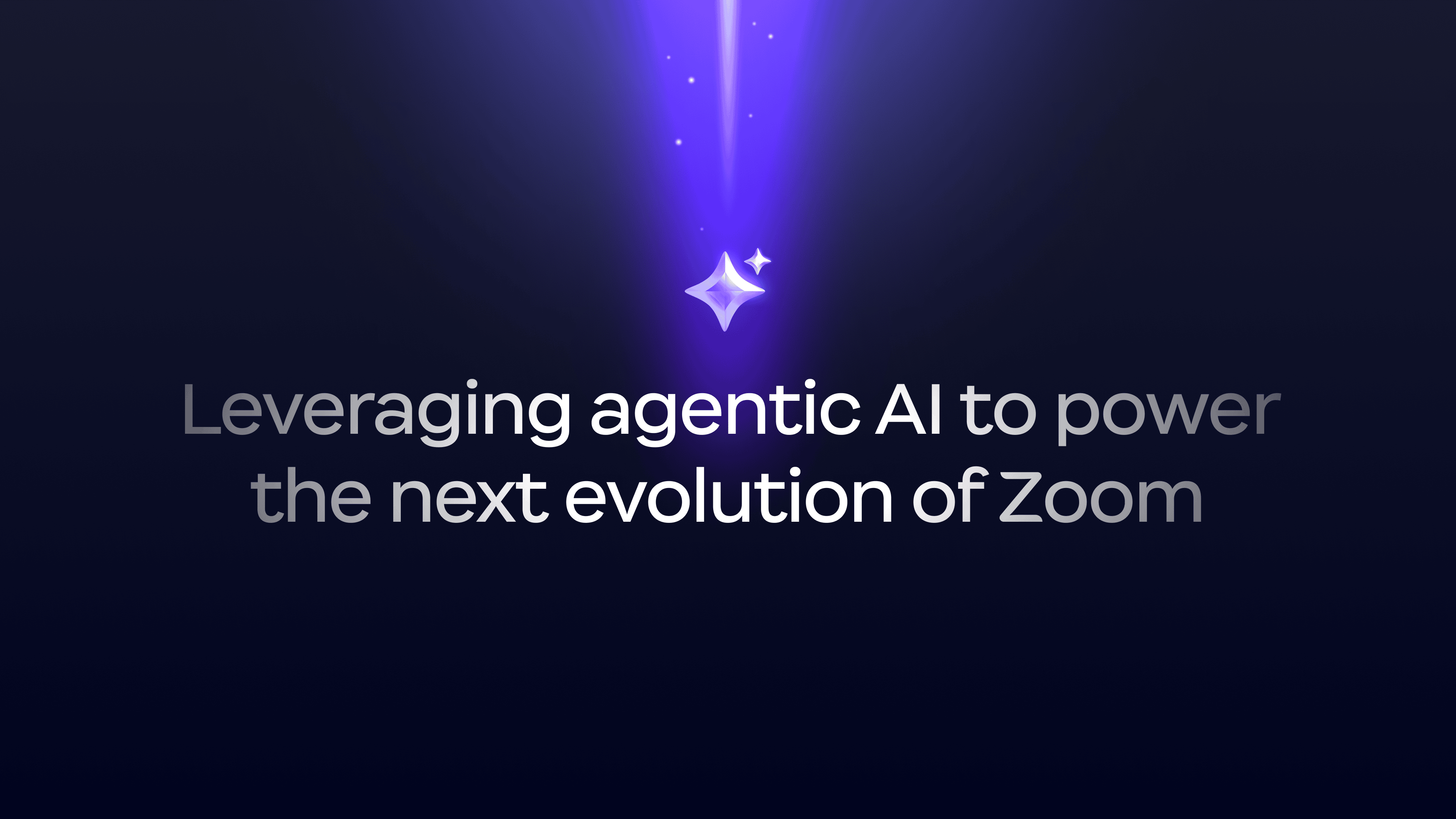 Leveraging agentic AI to power the next evolution of Zoom 