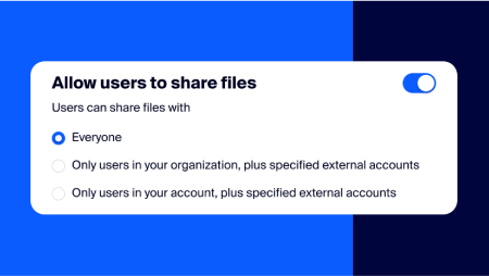 File sharing controls