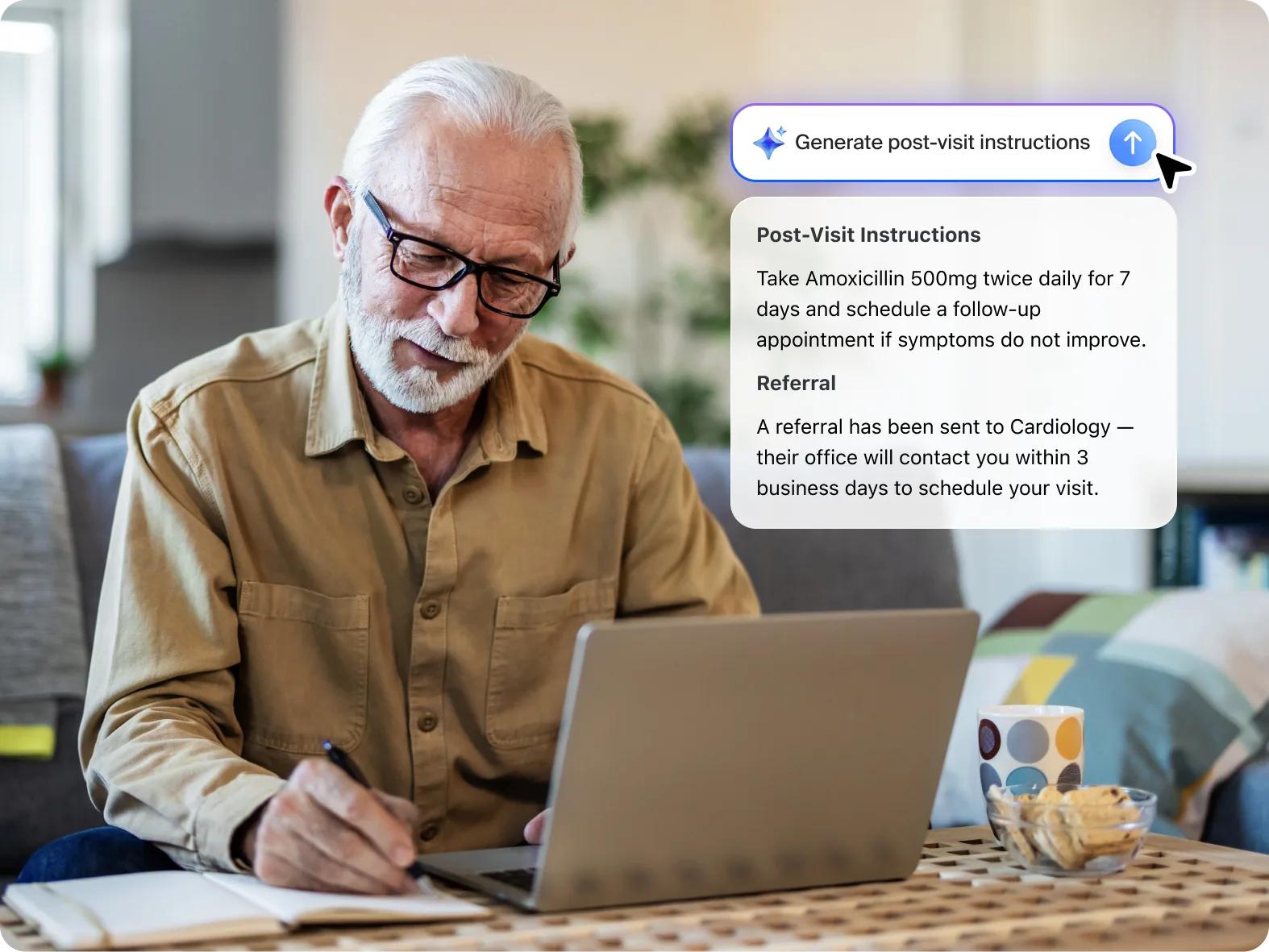 Give patients clear, actionable next steps