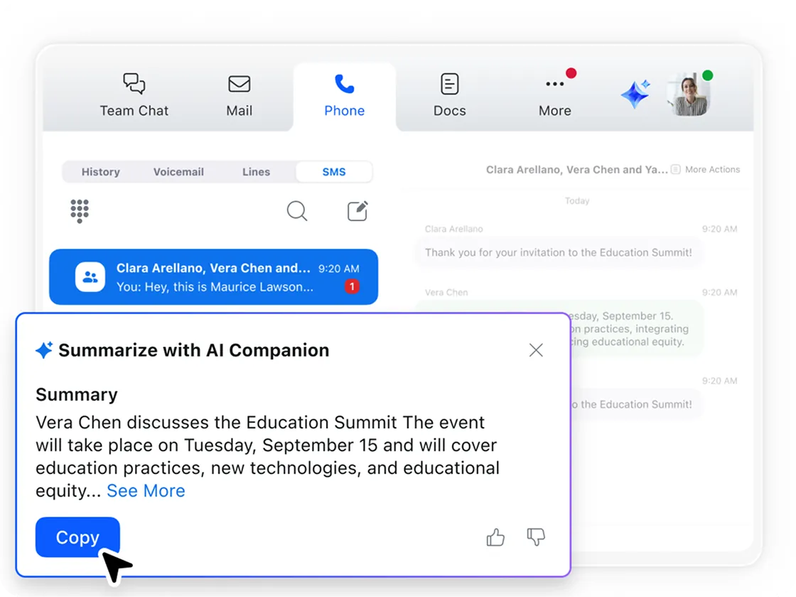 Get clarity from every SMS thread