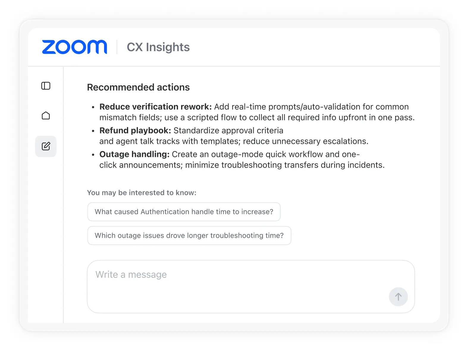 Get insights tailored to your operational context