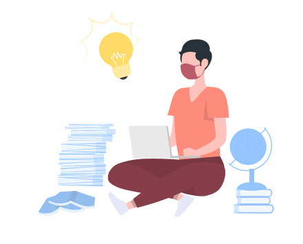 Zittend op de vloer lezen