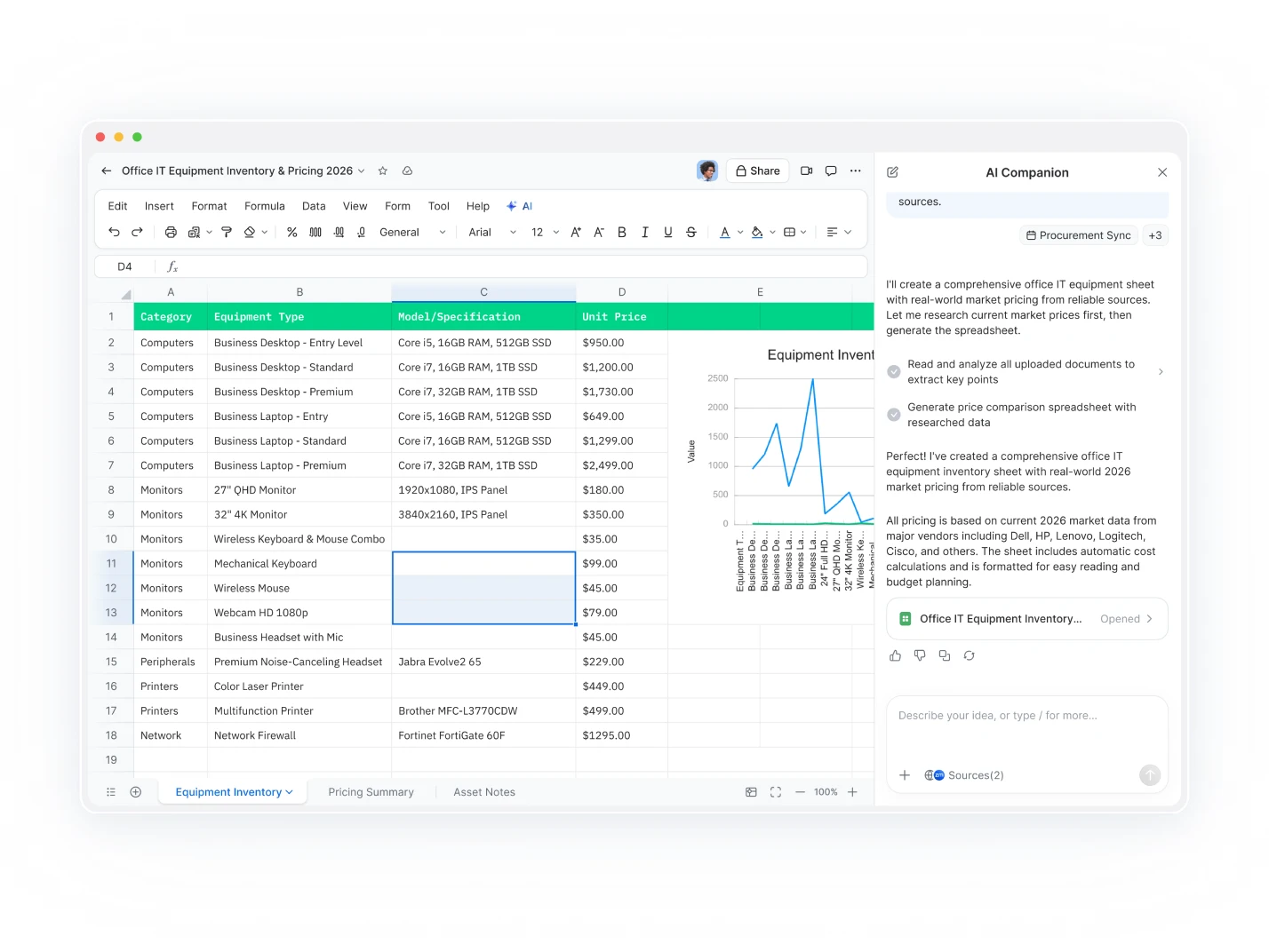 Love talking data? Zoom AI Sheets turns talk into action.