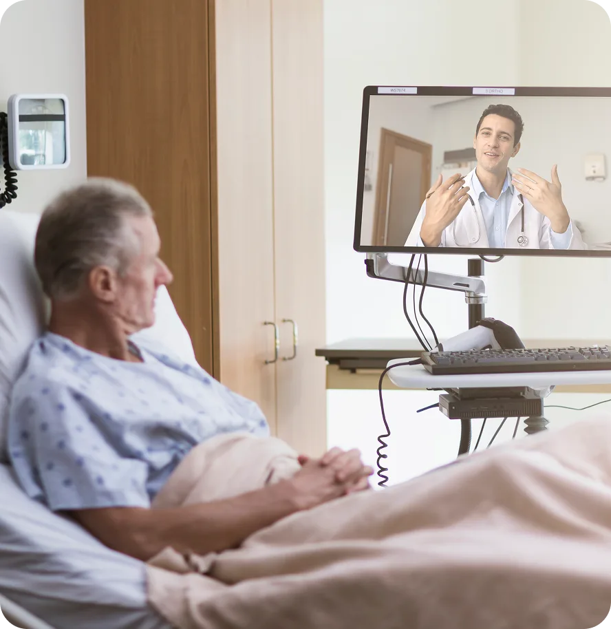 Hospitals are using Zoom to reimagine the patient room