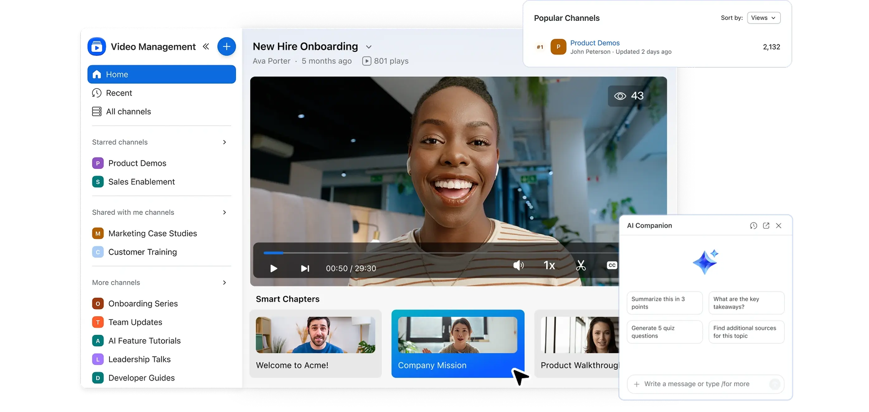 Video management built to bring your Zoom recordings to life
