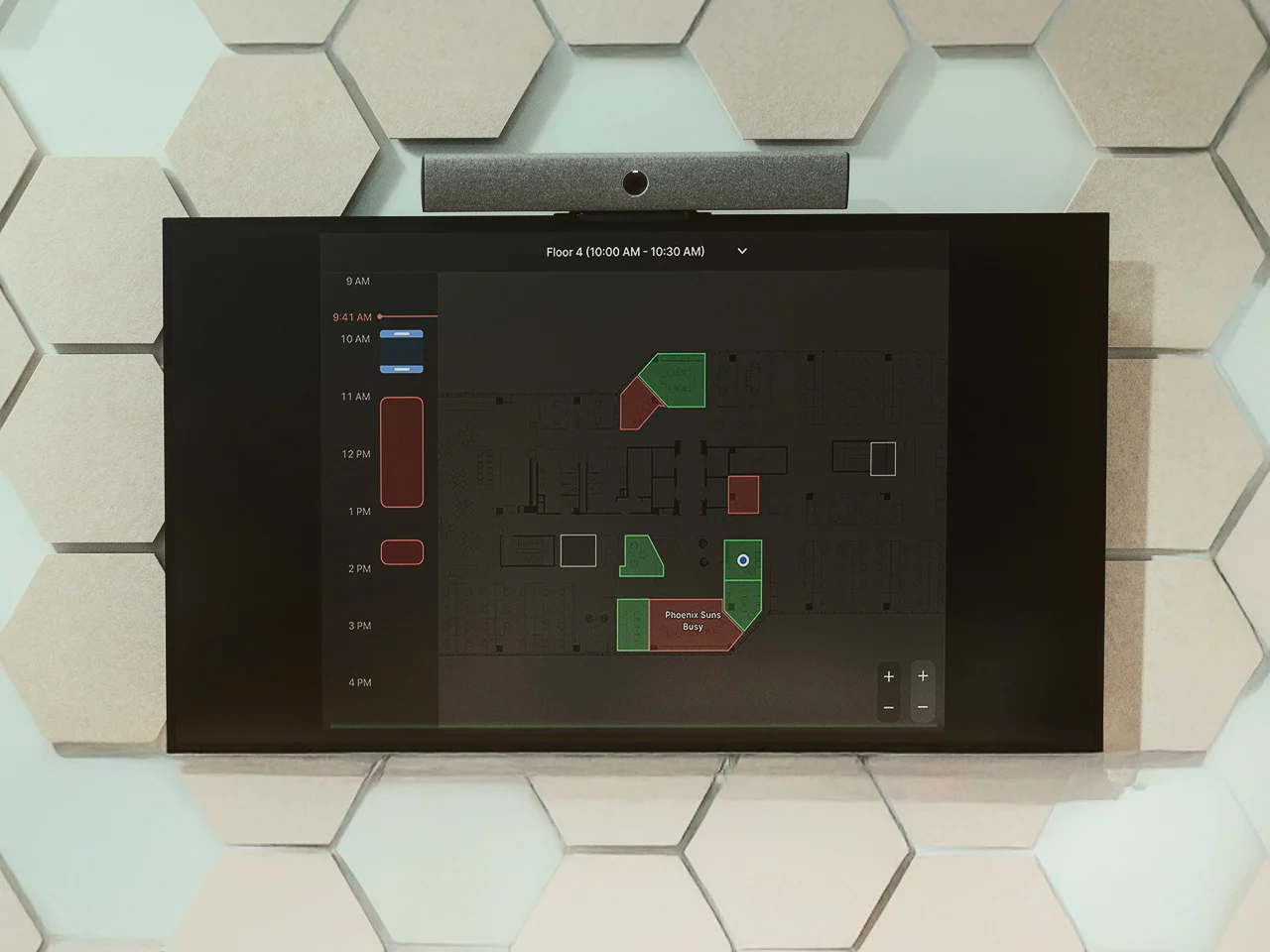 Floor plan on an iPad