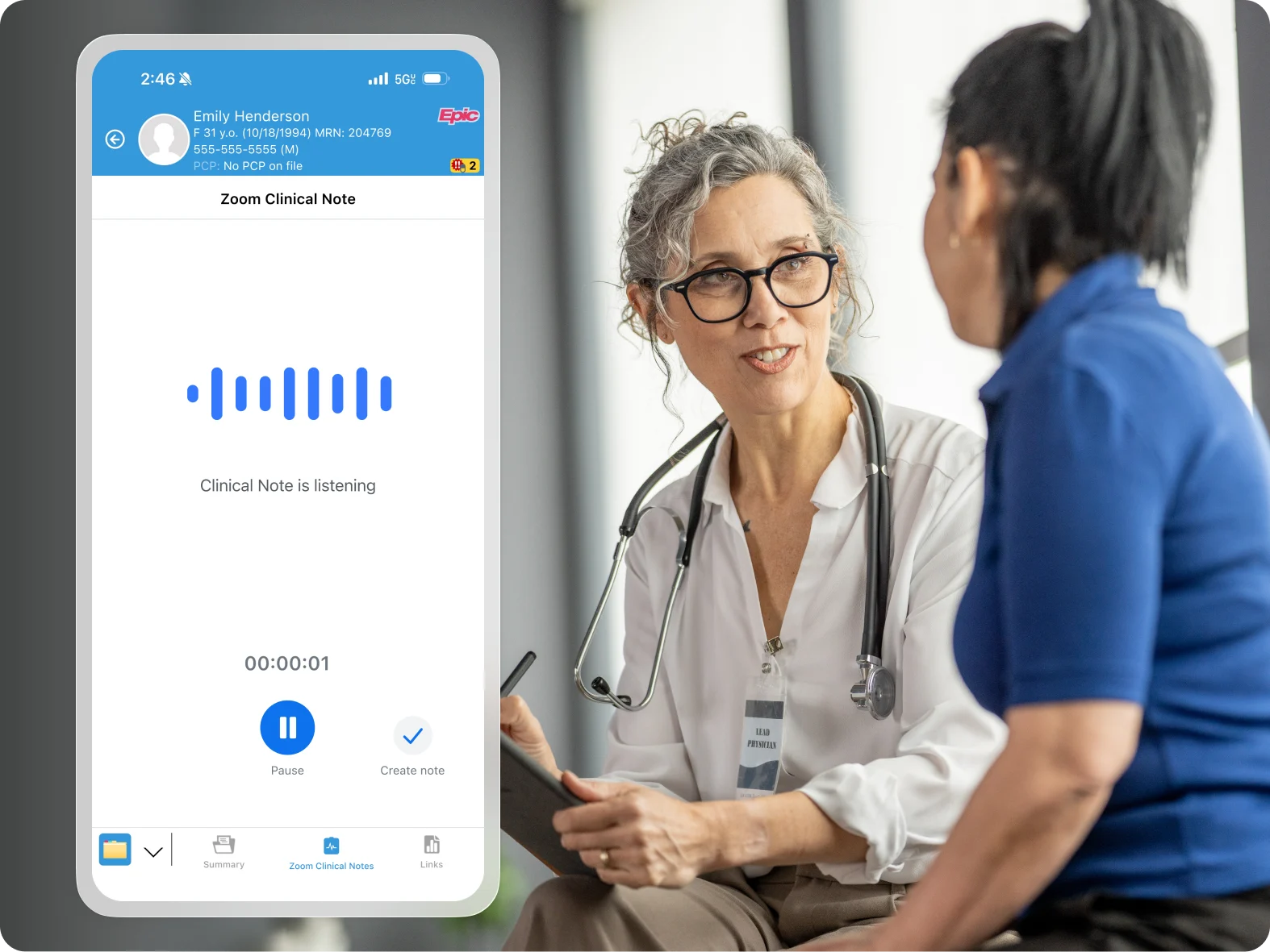 Connected with direct EHR integrations