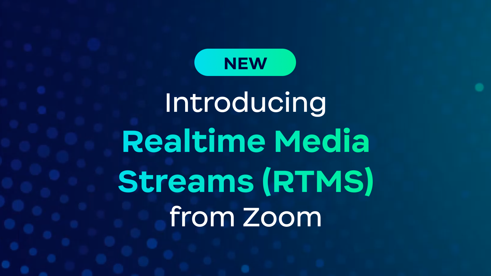 Zoom enables next-gen AI solutions with Realtime Media Streams