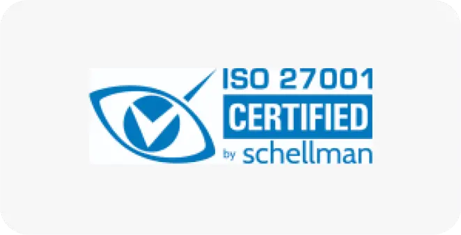 ISO 27001 Certified badge