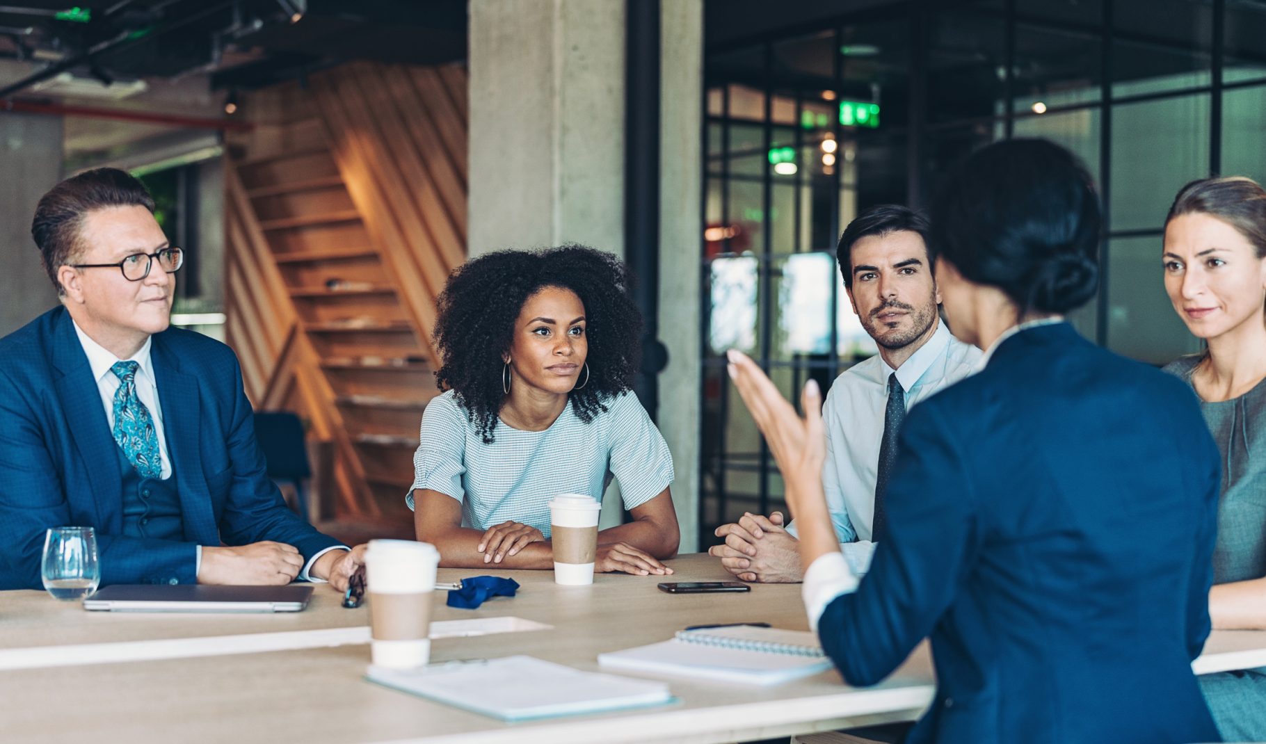 Image of people talking