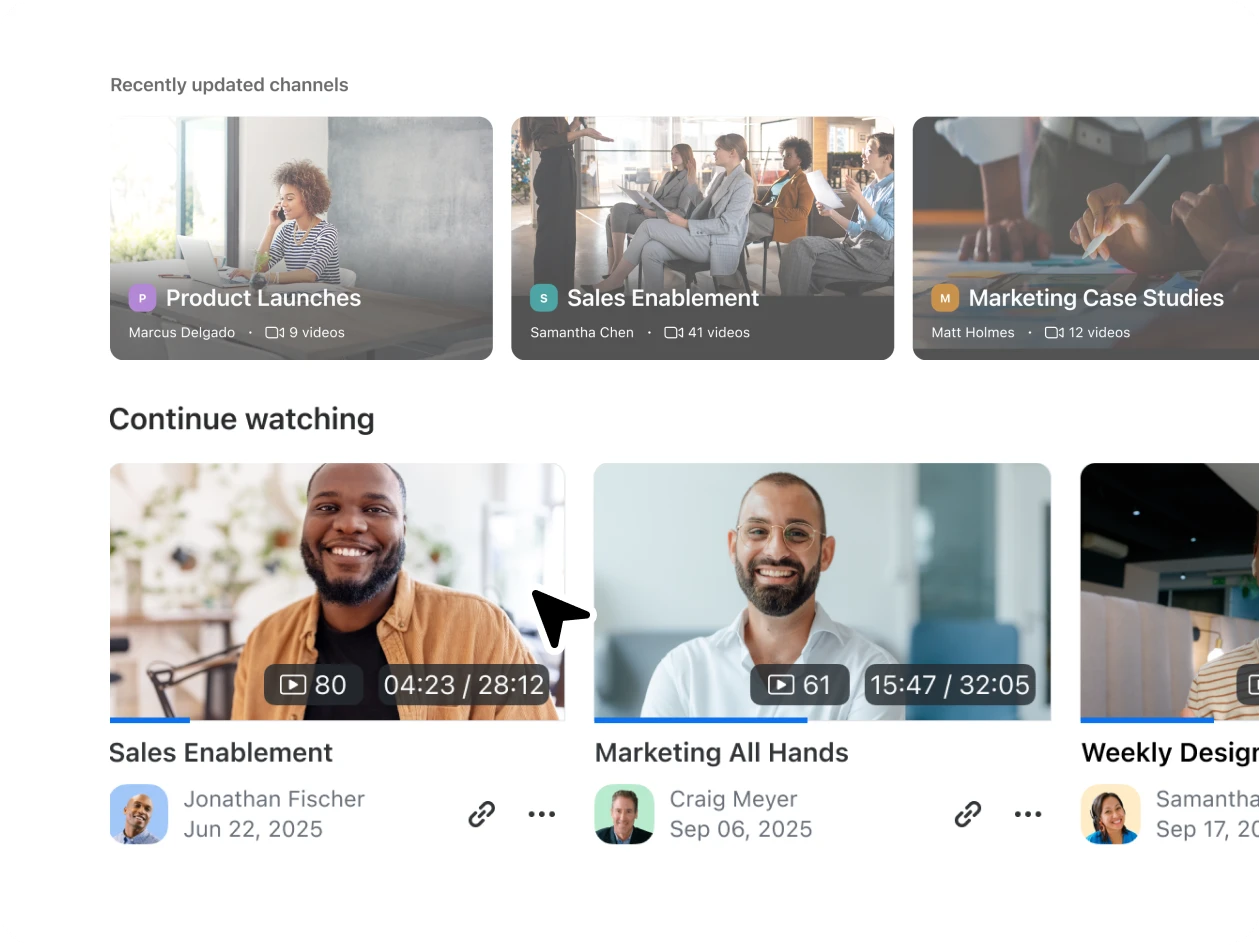 Pick up where you left off