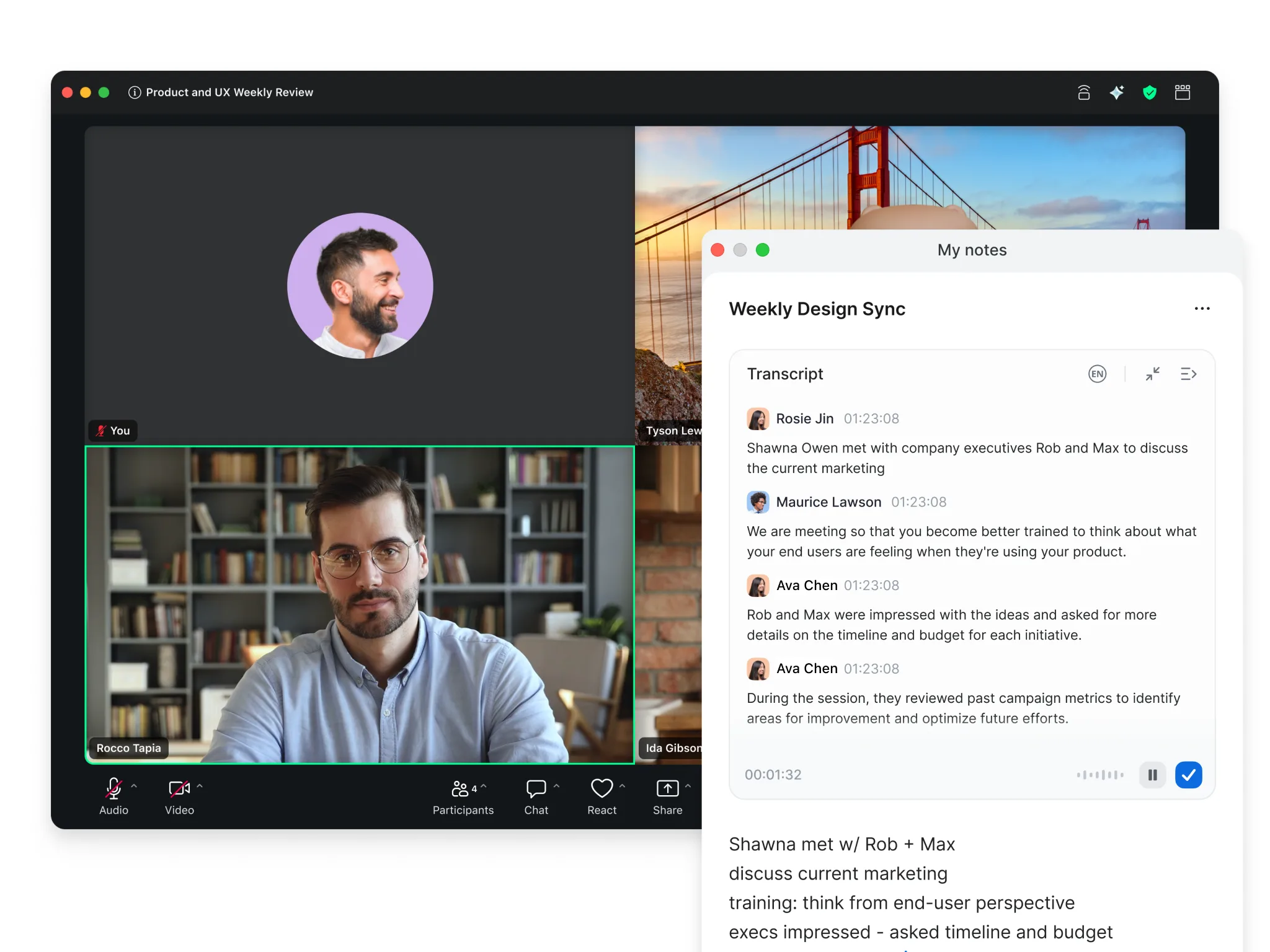 利用“我的笔记”记录想法