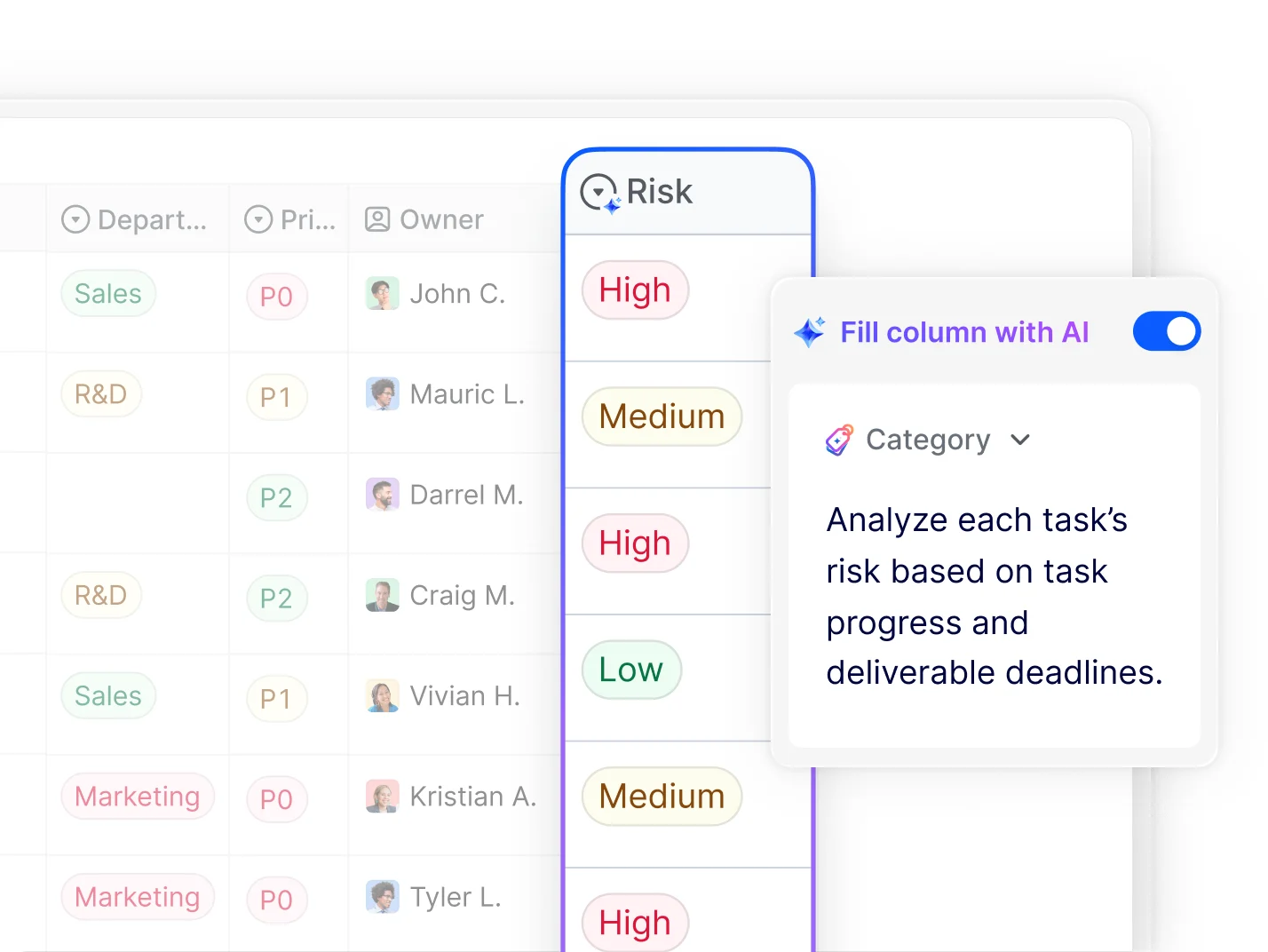 Let AI analyze feedback data