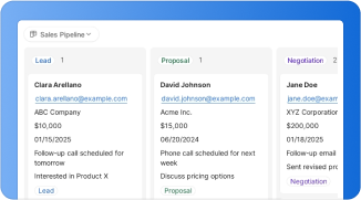 💰 Lightweight CRM