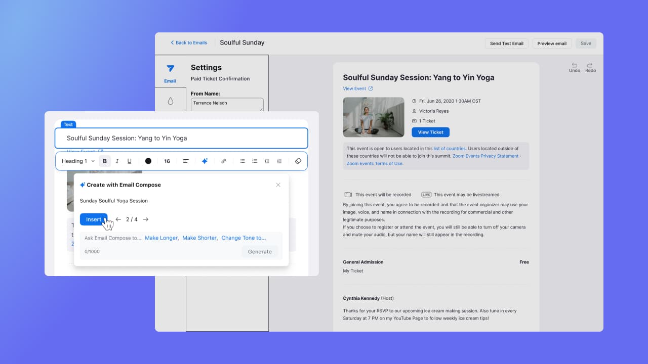 Rédaction d’e-mail