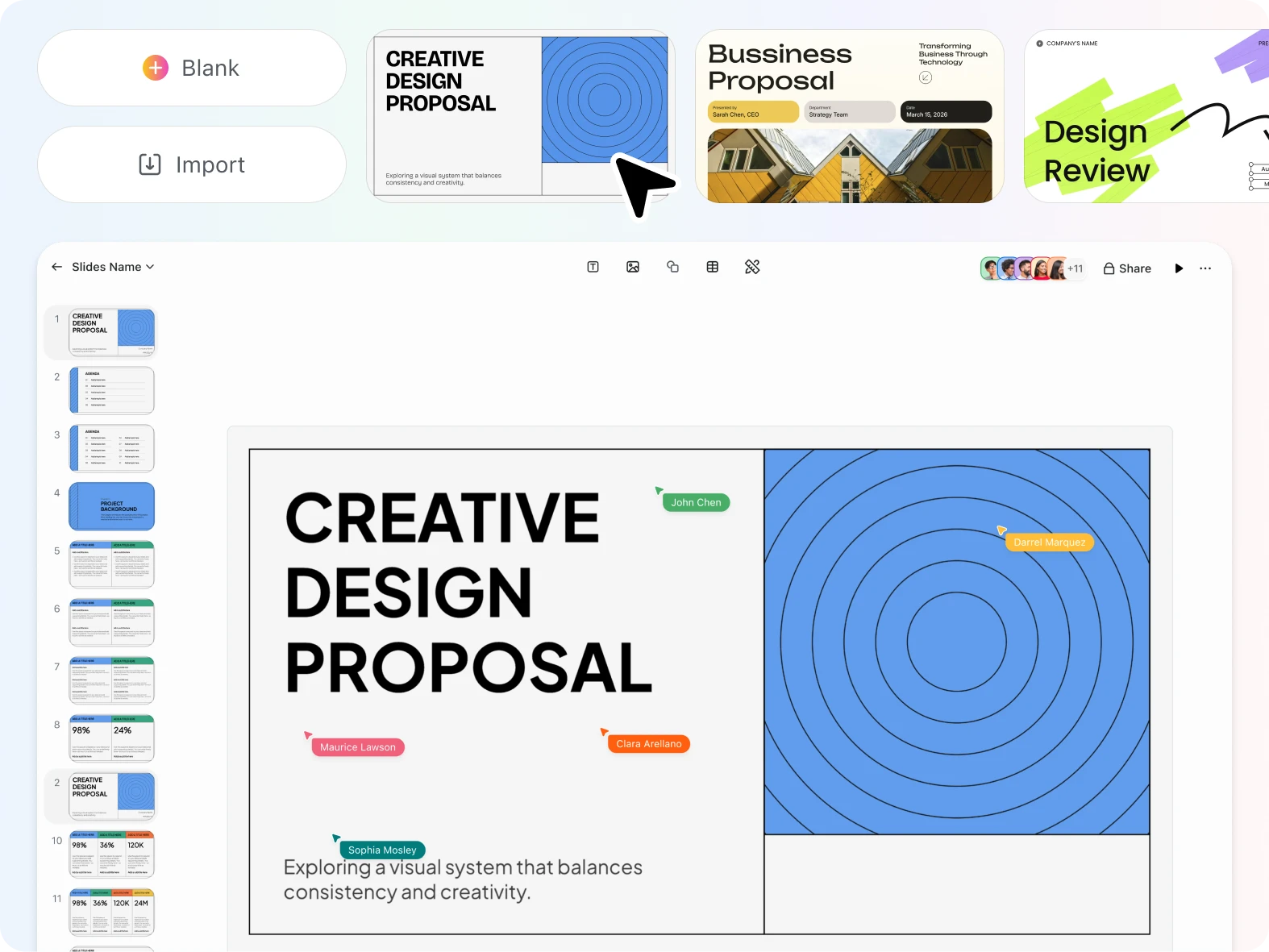 Maintain consistency with branded templates