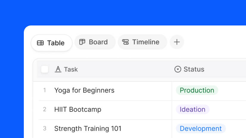 Manage projects 