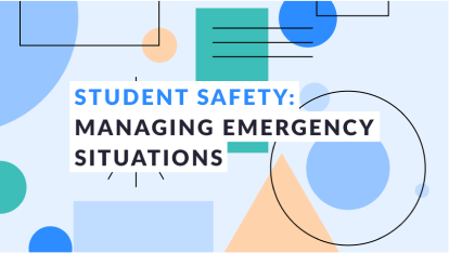 학생 안전: 긴급 상황 관리