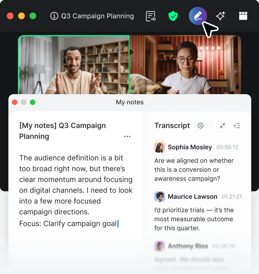 Meetings to momentum