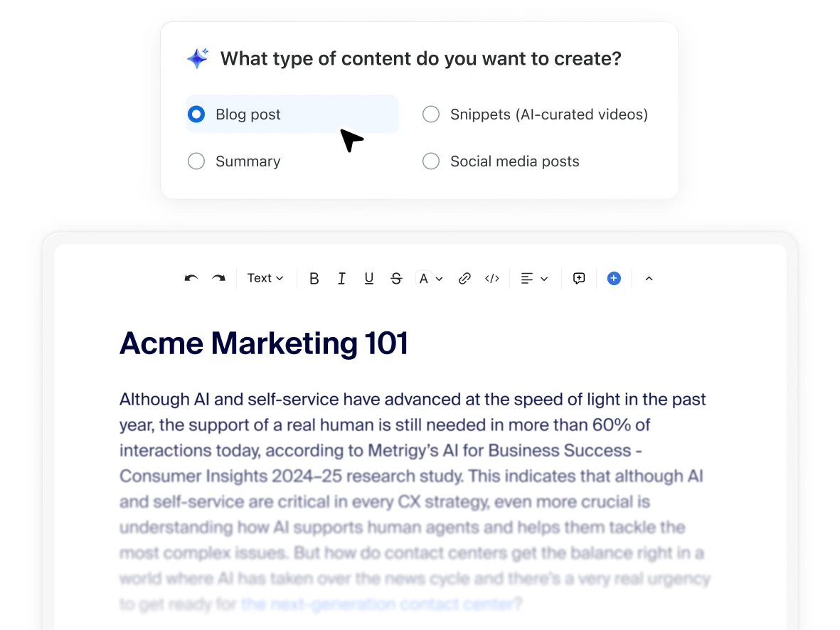 One event, endless content