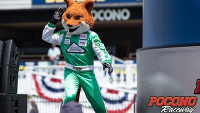 image of Pocono Raceway mascot