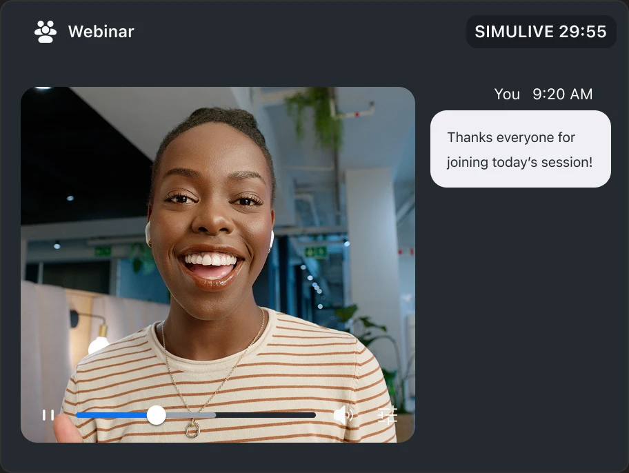 Pre-record once, present perfectly every time