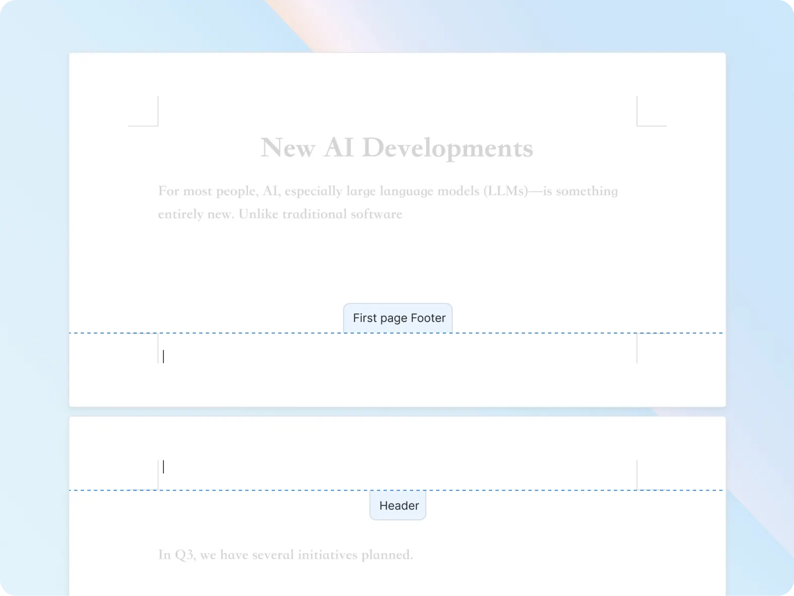 Print-ready layouts